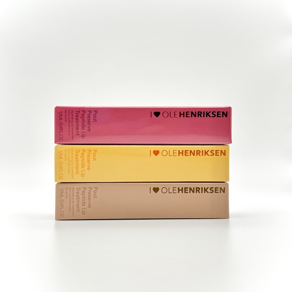 Ole Henriksen Other - 3 pc Ole Henriksen Lip Set Citrus Sunshine Creme Brulee Lingonberry Glimmer .4oz